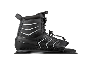 Radar 2023 - Vector Boot - Black / Silver - Front Feather Frame - Water Ski Boot