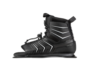 Radar 2023 - Vector Boot - Black / Silver - Front Feather Frame - Water Ski Boot