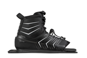 Radar 2023 - Vector Boot - Black / Silver - Front Feather Frame - Water Ski Boot