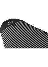 Load image into Gallery viewer, Sleeping Sack Surf Sock - Round Nose - Black / White
