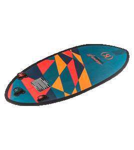 RONIX WAKESURF - STANDARD CORE - SKIMMER (2024) - Teal / Red / Orange