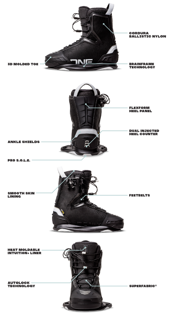 RONIX BOOTS - ONE - INTUITION (2024) - Cordura / Panda