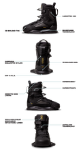 Load image into Gallery viewer, RONIX BOOTS - KINETIK PROJECT EXP - INTTUTION (2024) - Black / Gold
