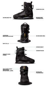 RONIX BOOTS - KINETIK PROJECT EXP - INTTUTION (2024) - Black / Gold