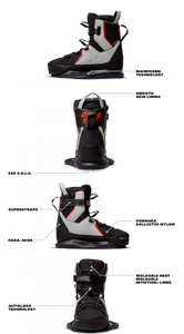 RONIX BOOTS 2023 - Atmos EXP - Intuition - Black / Dove / Red