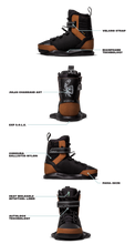 Load image into Gallery viewer, RONIX BOOTS - DIPLOMAT EXP - INTUITION (2024) - Black / Gum Rubber
