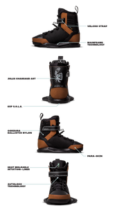 RONIX BOOTS - DIPLOMAT EXP - INTUITION (2024) - Black / Gum Rubber