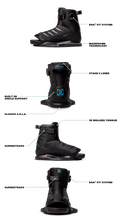 Load image into Gallery viewer, RONIX BOOTS 2023 - Anthem Boa - Stage 2 - Black
