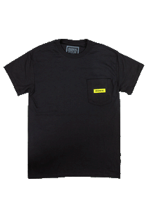 RONIX - MEGACORP - Pocket T-Shirt (2024) - Black / Yellow