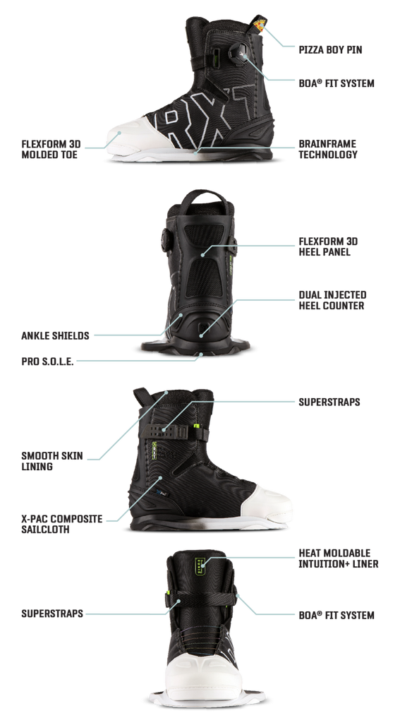 RONIX BOOTS - RXT BOA - INTUITION (2024) - Day to Night