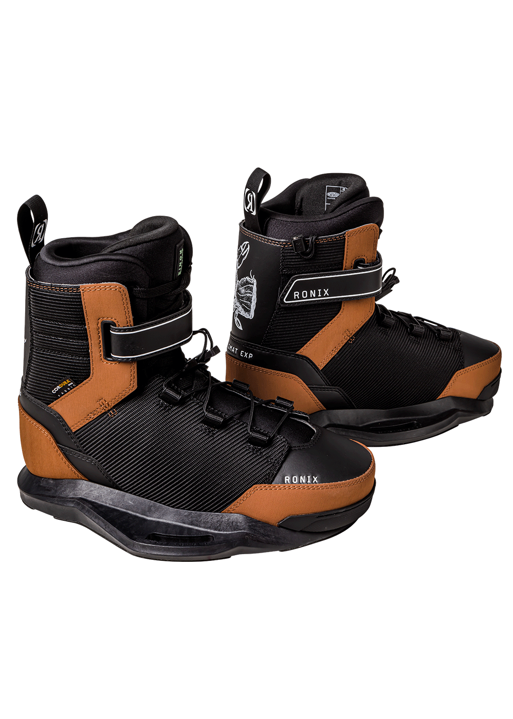 RONIX BOOTS - DIPLOMAT EXP - INTUITION (2024) - Black / Gum Rubber