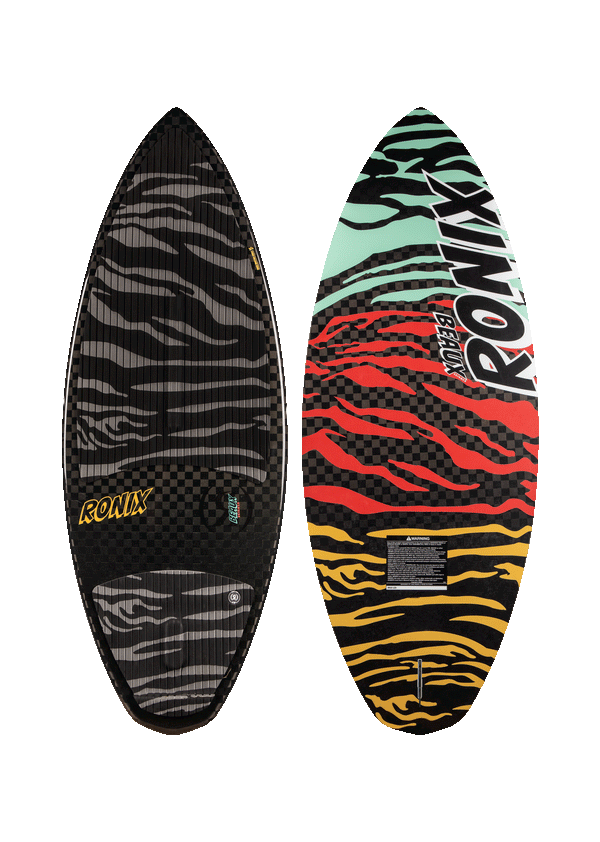 RONIX WAKESURF - HIGH VOLTAGE CORE - BEAUX SKIMMER (2024) - Tri-Color Tiger Stripes