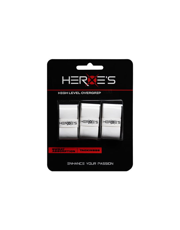 HEROES Overgrip 3 pcs High Level White