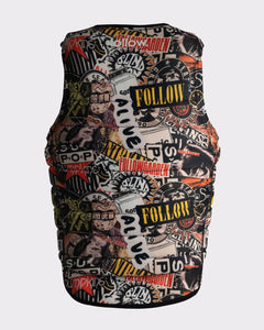 FOLLOW PRIMARY HEIGHTS IMPACT VEST - GRUNGE