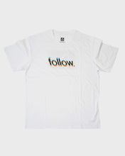 Load image into Gallery viewer, FOLLOW GLITCH TEE - WHITE
