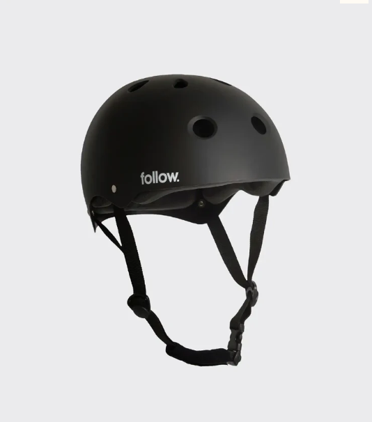 Follow Safety First Helmet - BLACK/CHARCOAL