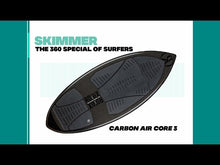 Load and play video in Gallery viewer, RONIX WAKESURF - CARBON AIR CORE 3 - SKIMMER (2024) - Black
