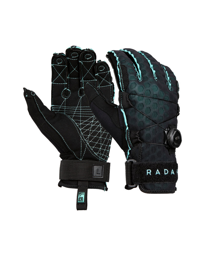 RADAR VAPOR-A BOA GLOVES - Black / True Blue Ariaprene