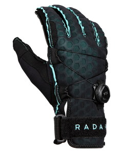 RADAR VAPOR-A BOA GLOVES - Black / True Blue Ariaprene