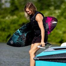 Load image into Gallery viewer, RONIX WAKESURF - WOMEN&#39;S CARBON AIR CORE 3 - SKIMMER (2024) - Black / Mint / Coral
