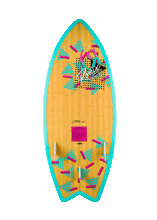 Load image into Gallery viewer, RONIX WAKESURF BOARD - WOMEN&#39;S KOAL CLASSIC FISH | SURF 2022
