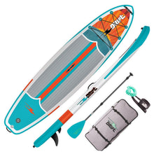 Load image into Gallery viewer, DRIFT Inflatable Stand Up Paddle Board, SUP with Accessories | Coiled Leash, Pump, Lightweight Paddle, Fin &amp; Backpack Travel Bag
