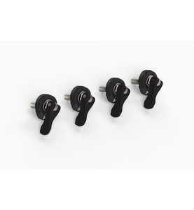 RONIX BINDING Bolts - M6 TOGGLE BOLT BASELESS BOOT HARDWARE (SET OF 4) - BLACK